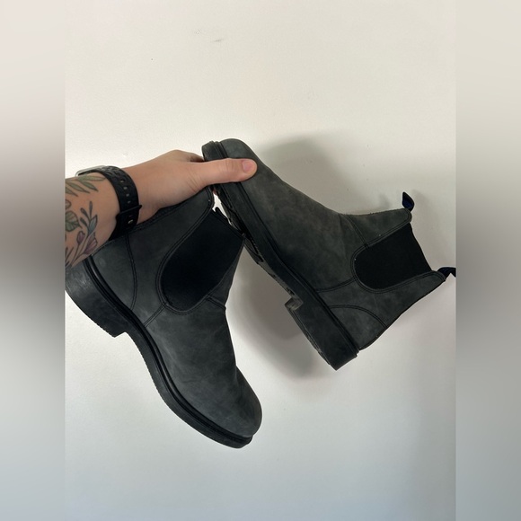 Blundstone Rustic Black Chelsea Boots M9 W11 - Picture 5 of 6